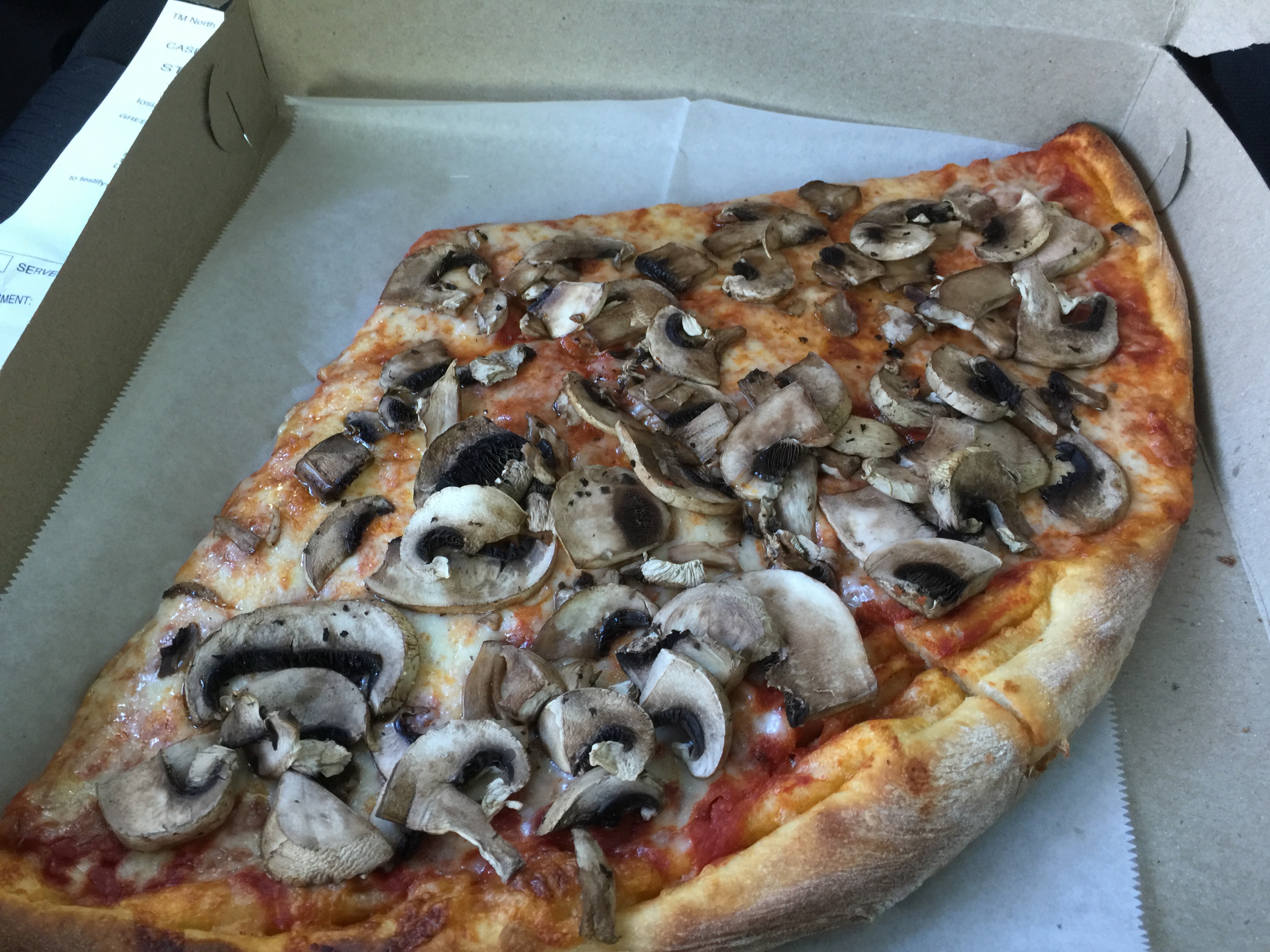 Two Slices with Mushrooms