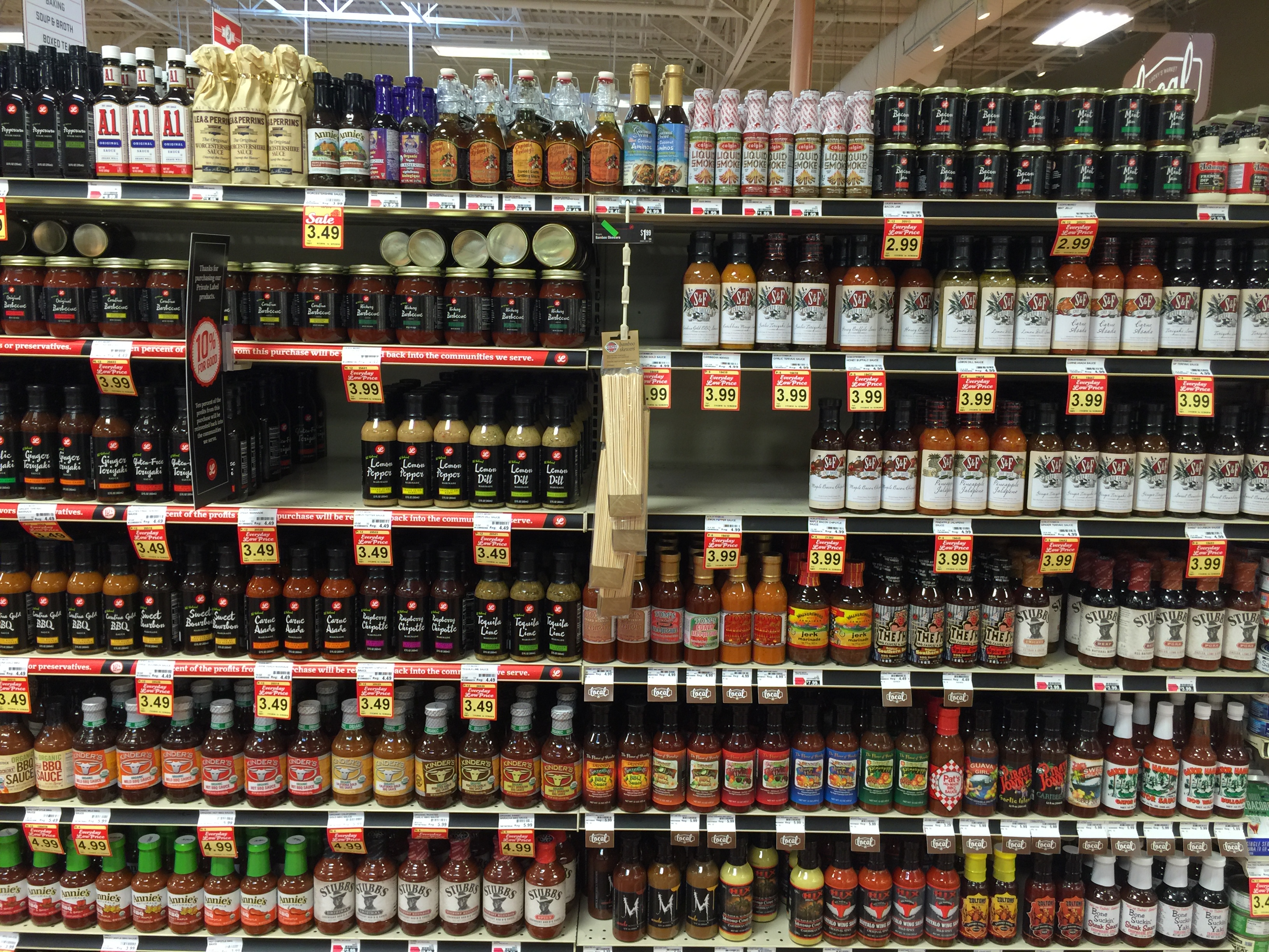 All the BBQ and Marinde Sauces