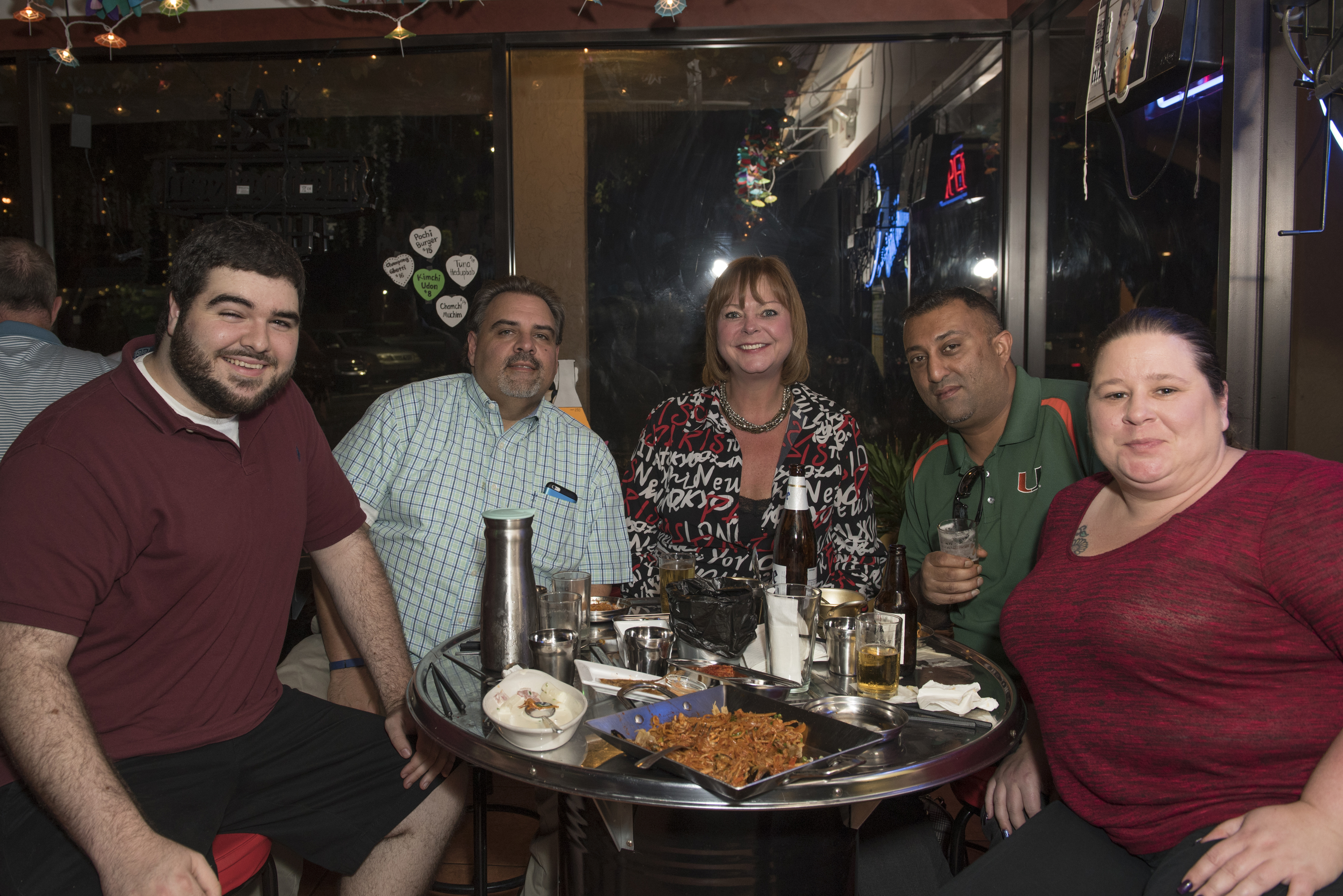 Some of my loyal blog followers; L to R, Kyle, Ron, Carolann, Sonny, and Shelly