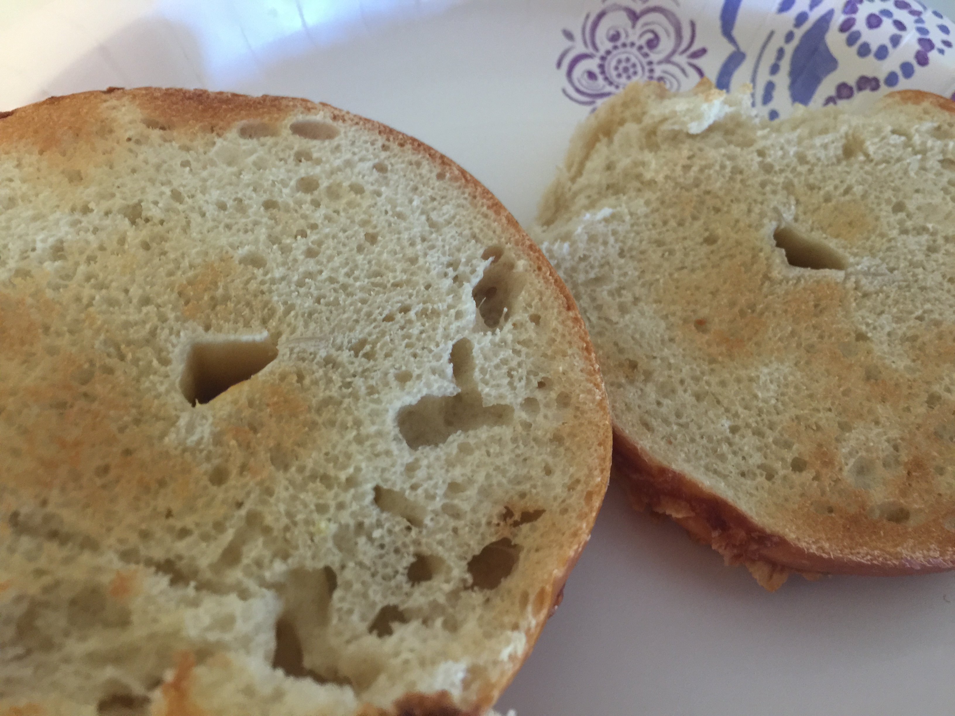 Unlike a lot of New Yorkers I like my bagels toasted. 