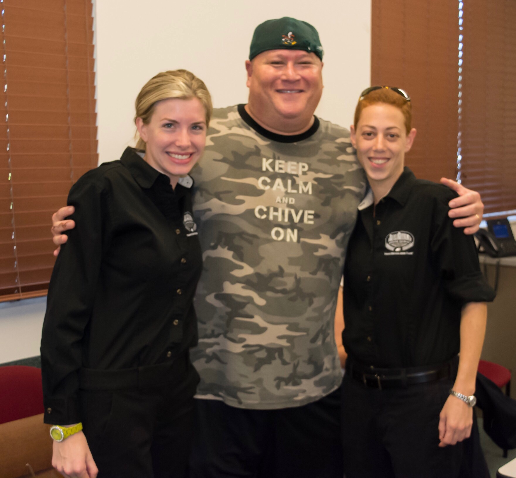 Left to Right-Mattie, THE Talent, and Felicia. Both ladies are servers from Big Bear Brewing Company. Thank you GW owner of Big Bear for sending them! 