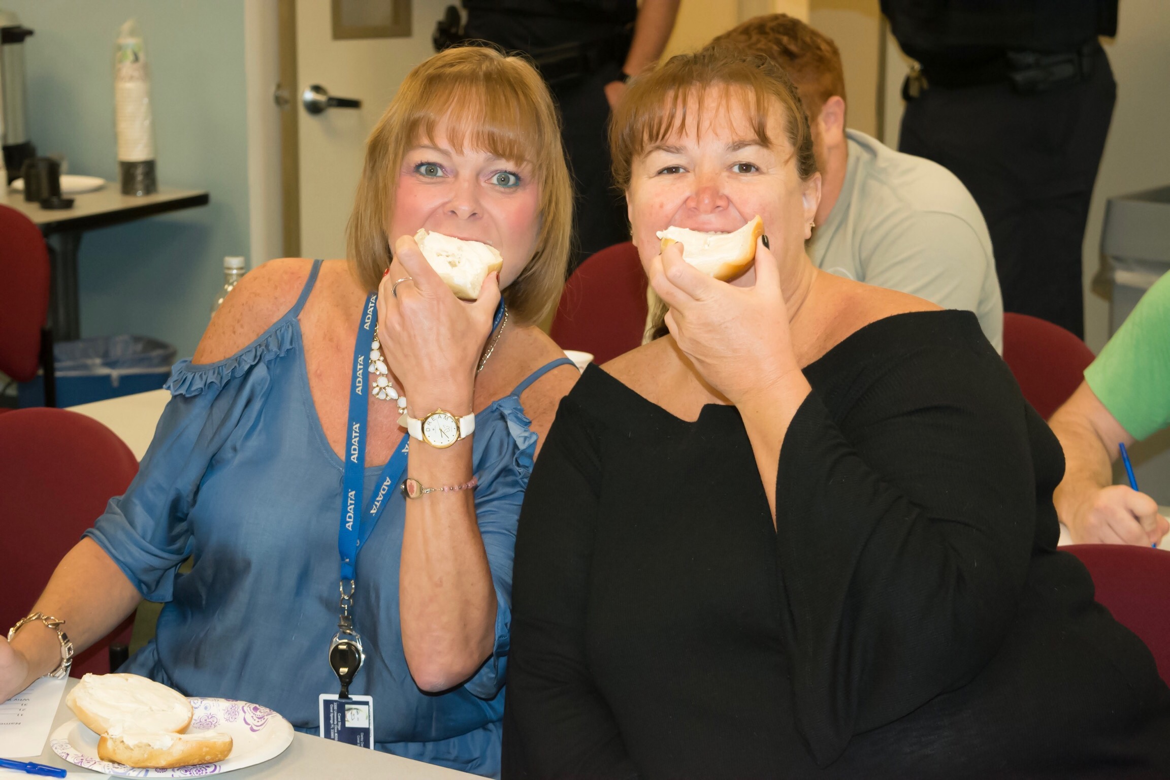 Left to Right. Carol Ann and Tracie from Darby Dental in Coral Springs.