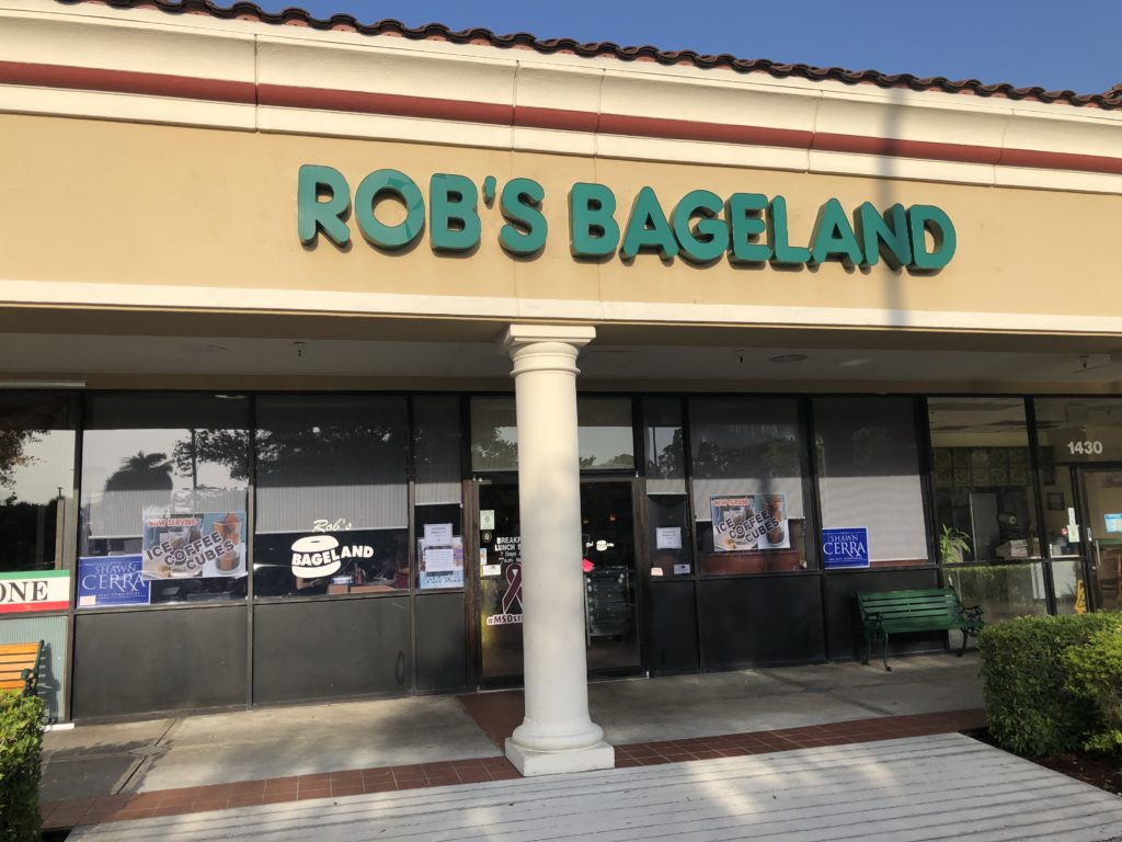 Best Bagels In Coral Springs for 2019 is Rob’s Bageland at Lakeview