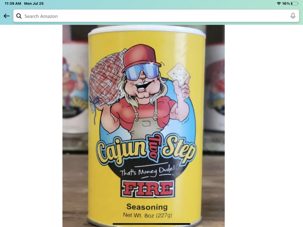 Cajun Two Step Fire Seasoning 8 oz